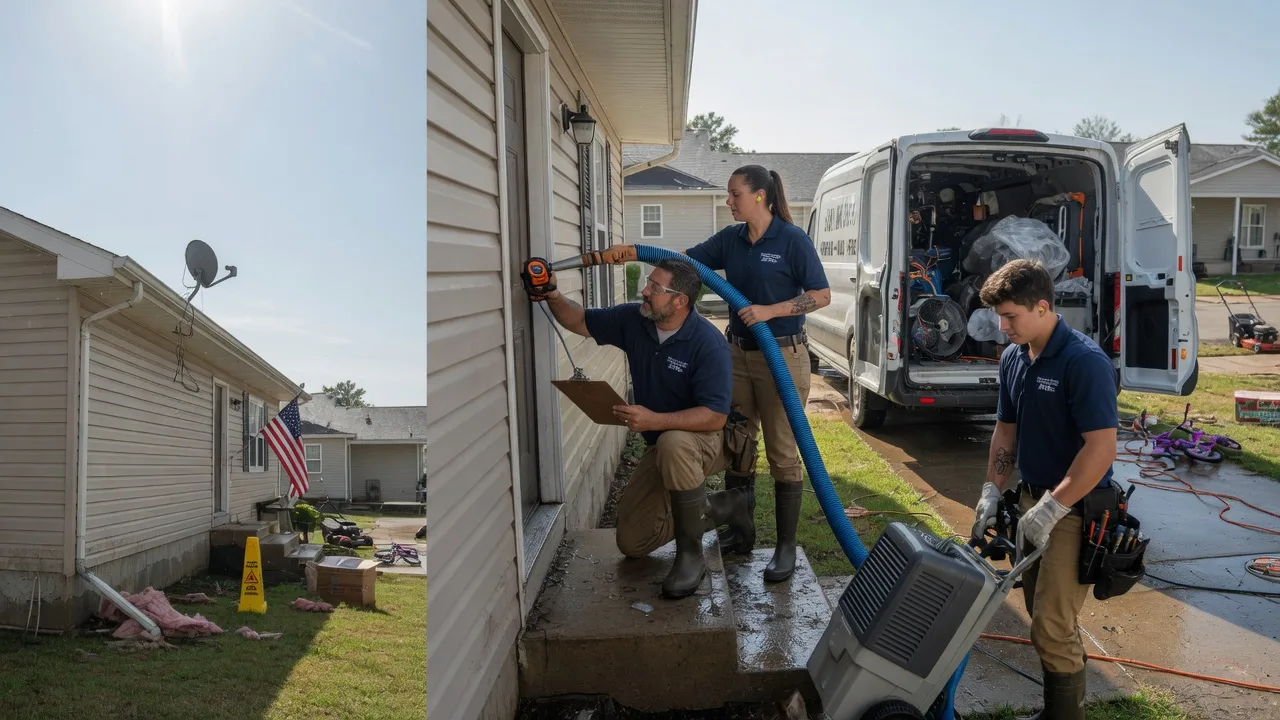 Ceiling Water Damage Restoration in Hydetown, PA near me
